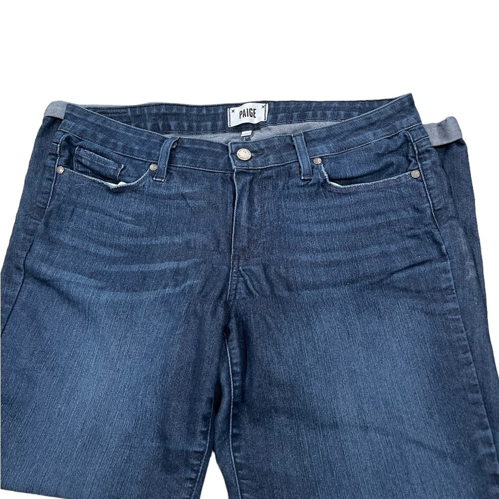 Paige Kylie Crop dark wash size 31 skinny Jeans